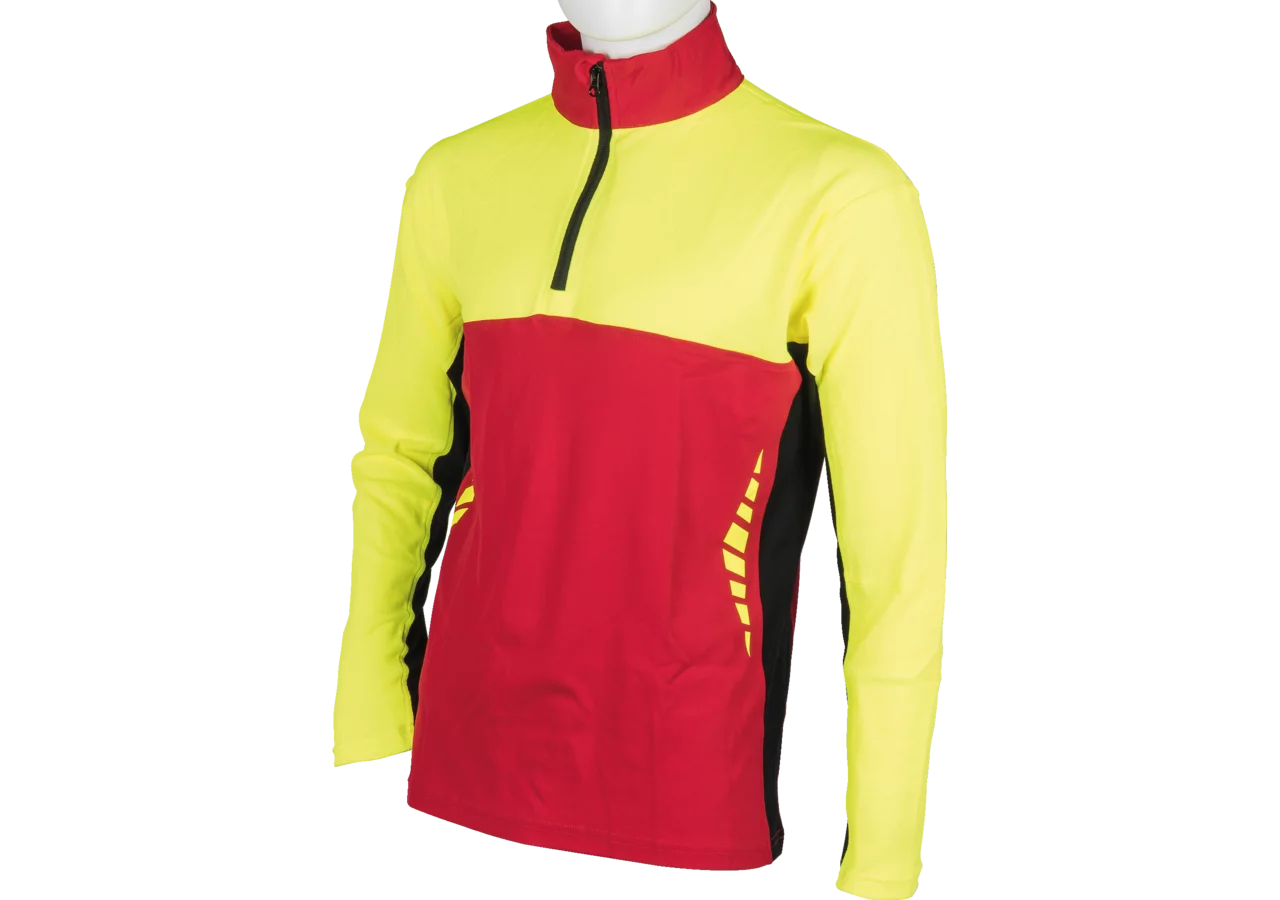 Forst-Shirt Woodcreek, Rot-Schwarz-Gelb, Größe M GartenShop24