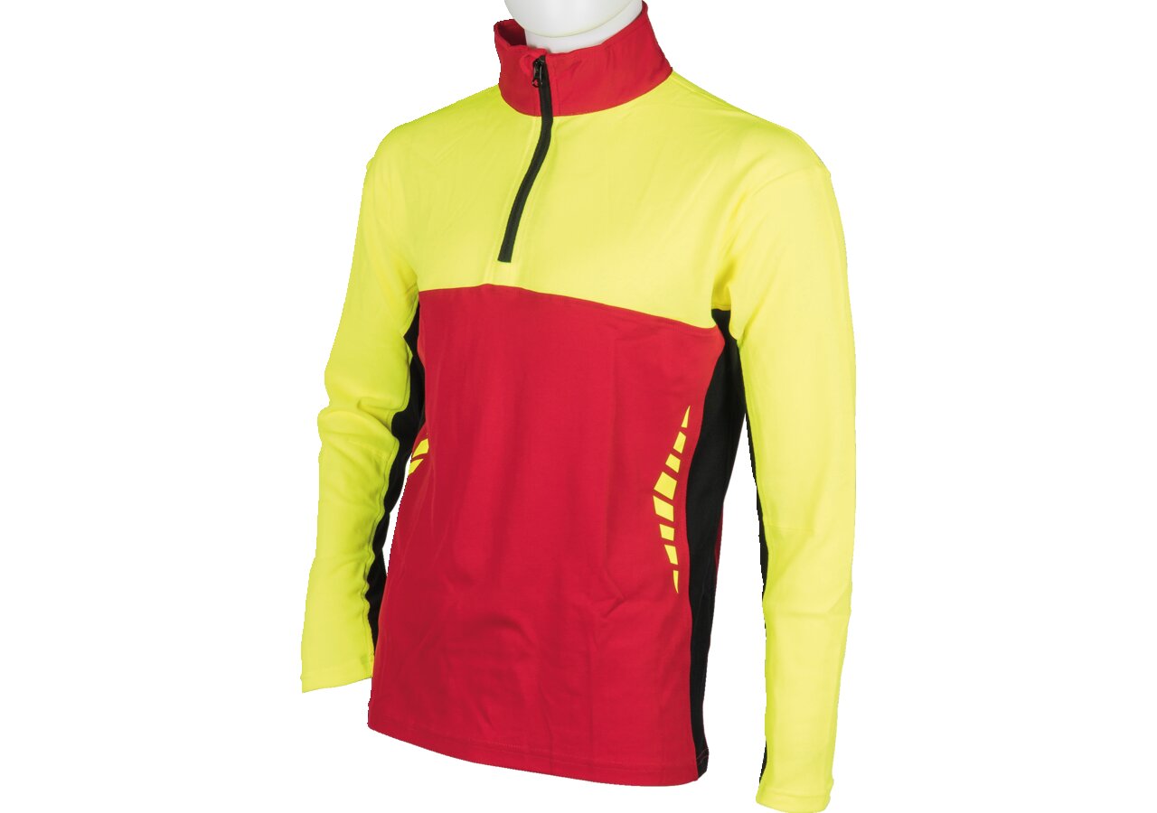 Forst-Shirt Woodcreek, Rot-Schwarz-Gelb, Größe XXXL GartenShop24