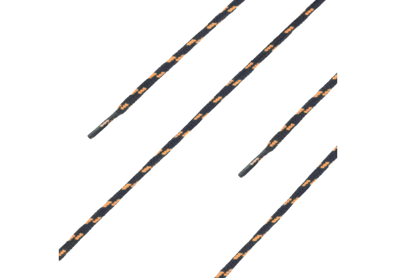 Schnürsenkel L 220 cm, Farbe schwarz-gelb Haix
