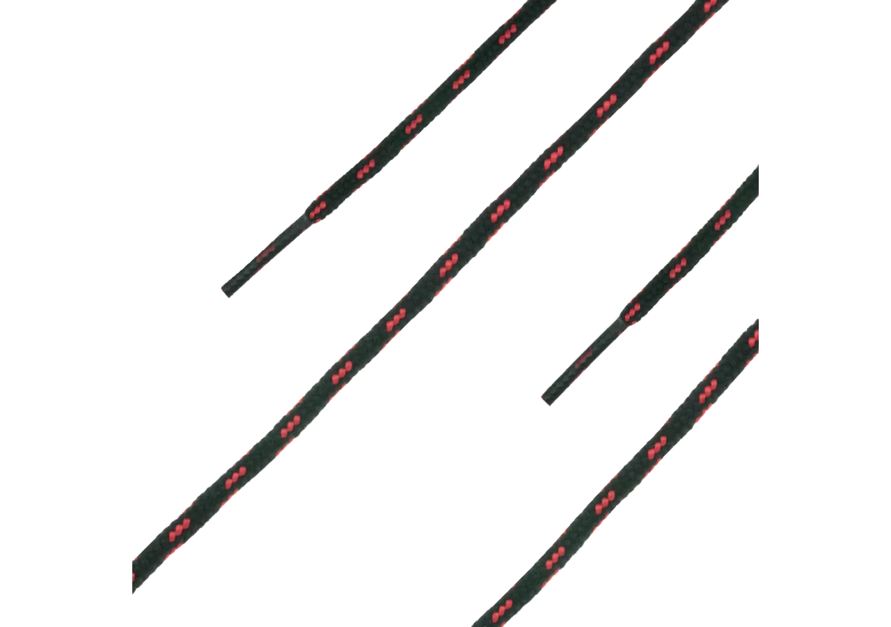 Schnürsenkel L 210 cm, Farbe schwarz-rot Haix