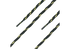 Schnürsenkel L 180 cm, Farbe schwarz-gelb Haix