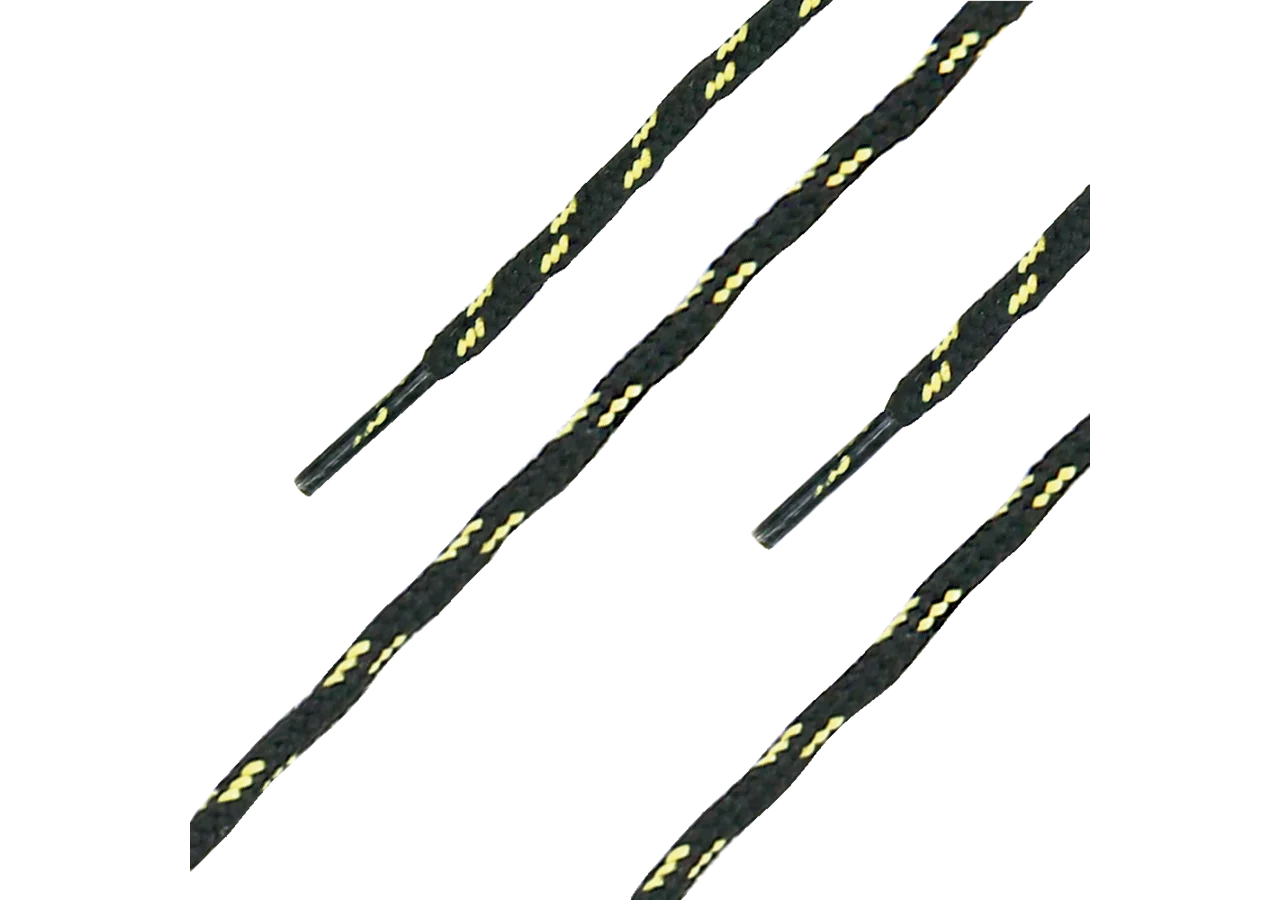 Schnürsenkel L 200 cm, Farbe schwarz-gelb Haix