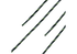 Schnürsenkel L 220 cm, Farbe schwarz-gelb-grau Haix