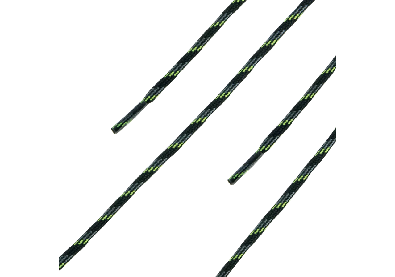 Schnürsenkel L 230 cm, Farbe schwarz-gelb-grau Haix
