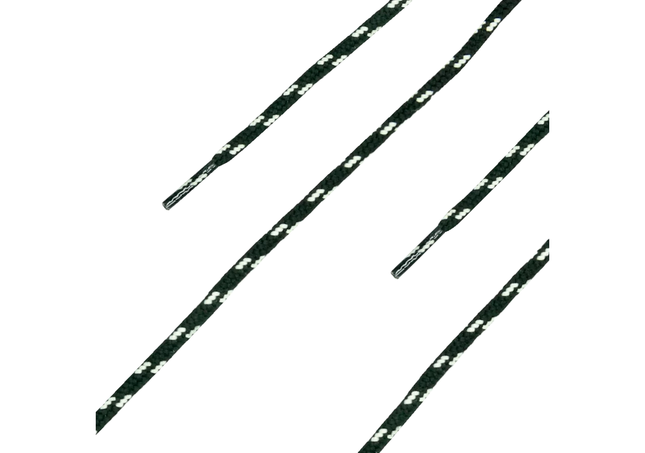 Schnürsenkel L 130 cm, Farbe black-silver Haix