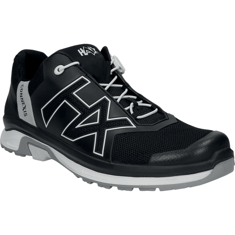 Freizeitschuh Haix CONNEXIS AIR low 360012 Größe 44 in black-silver, Seitenansicht
