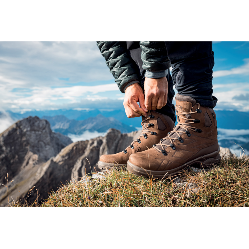 Haix Freizeit-Wanderschuh 206501 braun – Detailansicht GORE-TEX Ausstattung