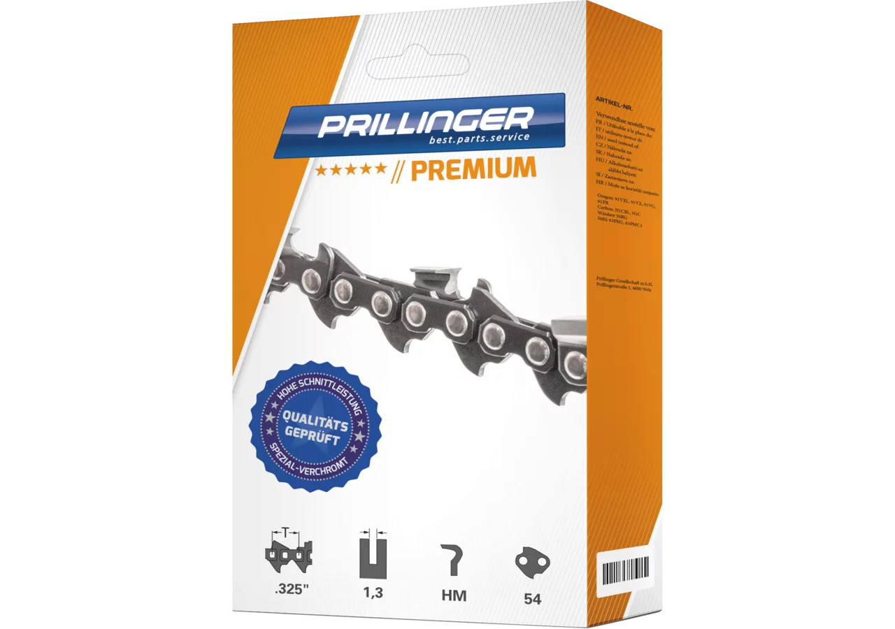 Sägekette Premium T .325 Zoll, HM, S 1,3 mm, 56E Prillinger Premium