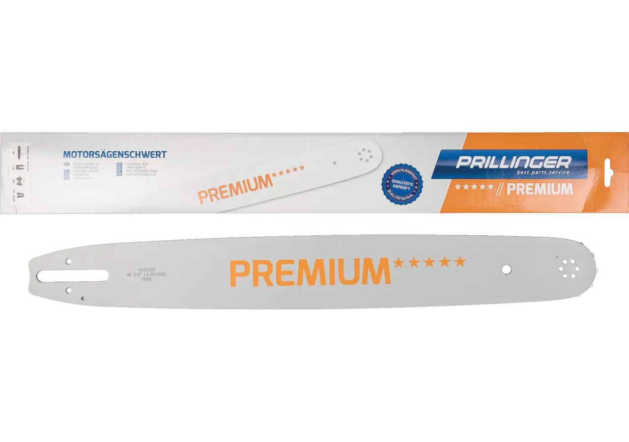 Motorsägenschwert Premium L 50 cm, T 3/8 Zoll, S 1,6 mm Prillinger Premium