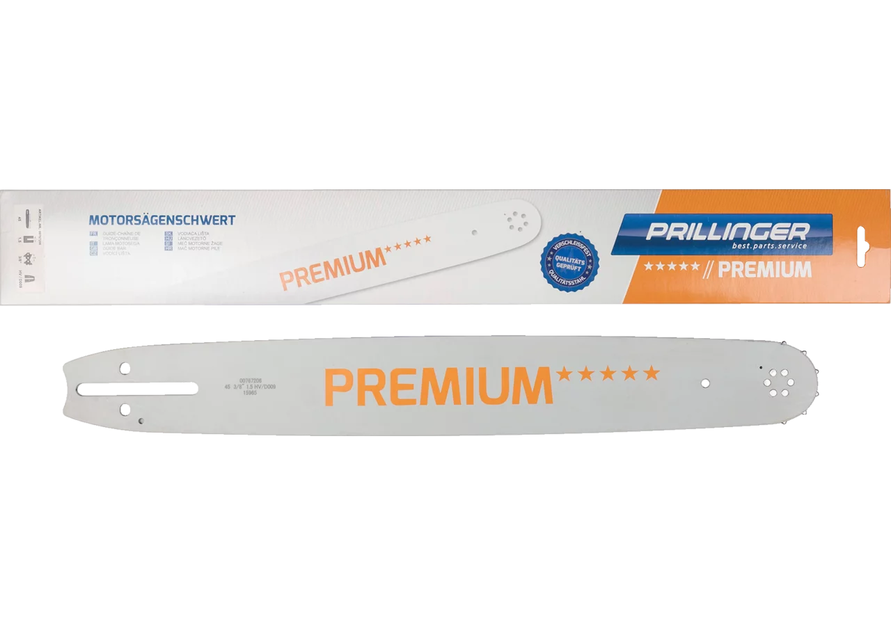 Motorsägenschwert Premium L 45 cm, T 3/8 Zoll, S 1,5 mm Prillinger Premium