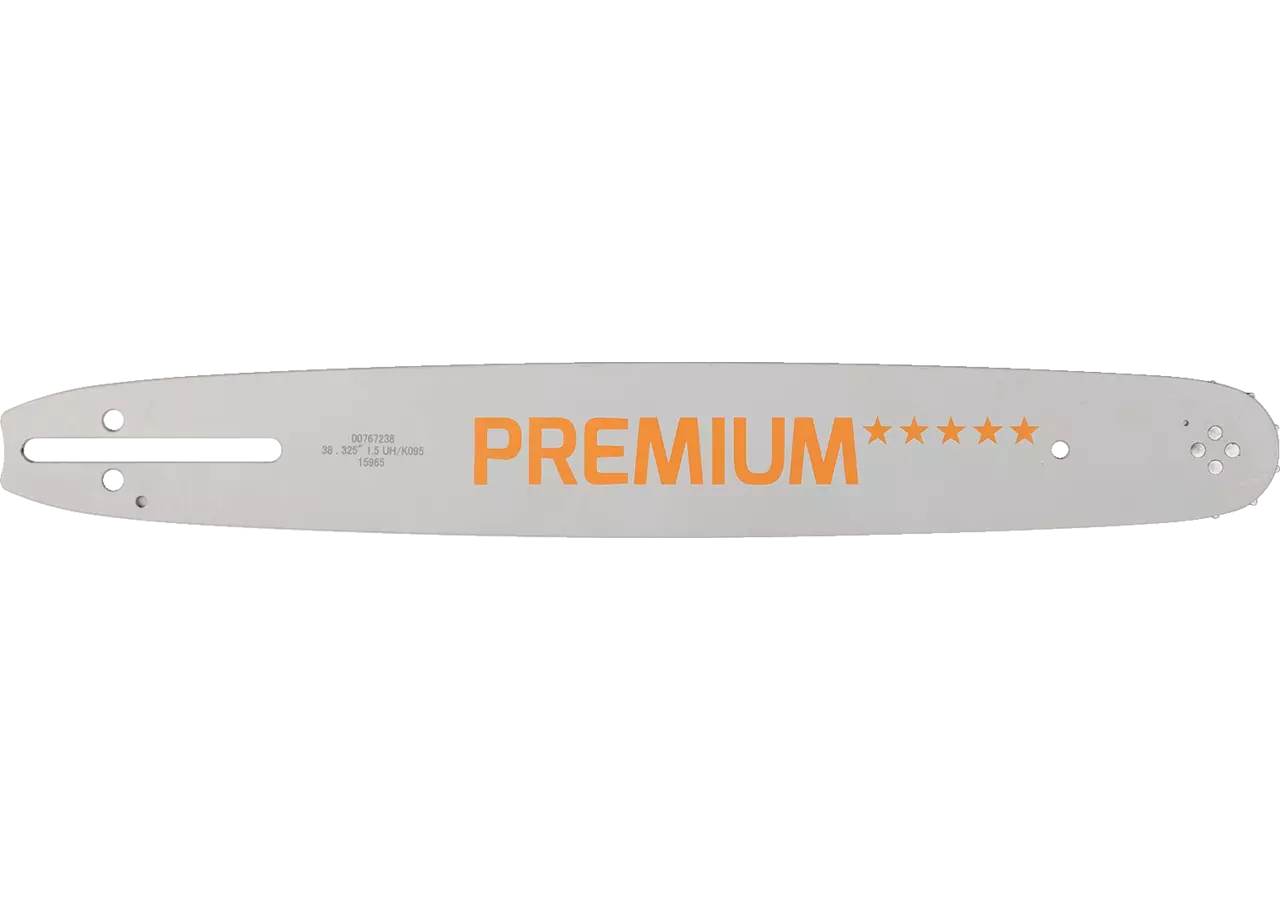 Motorsägenschwert Premium L 38 cm, T .325 Zoll, S 1,5 mm Schlanke Form, mit 4 Nieten im Prillinger Premium