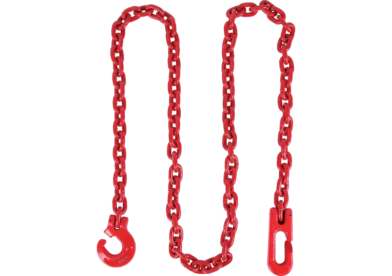 Kuppelchokerkette 8 mm, L 2000 mm, Güte 80, Rot GartenShop24
