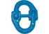 Verbindungsglied für Kette 10 mm, Güte 100, Blau GartenShop24