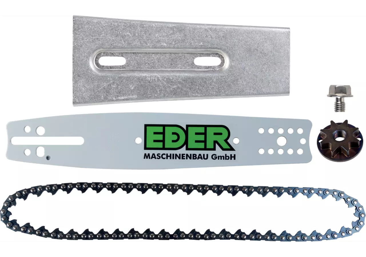 Antriebssatz T 3/8 Zoll, S 1,5 mm, mit Schwertanschlussnut 12 mm Eder
