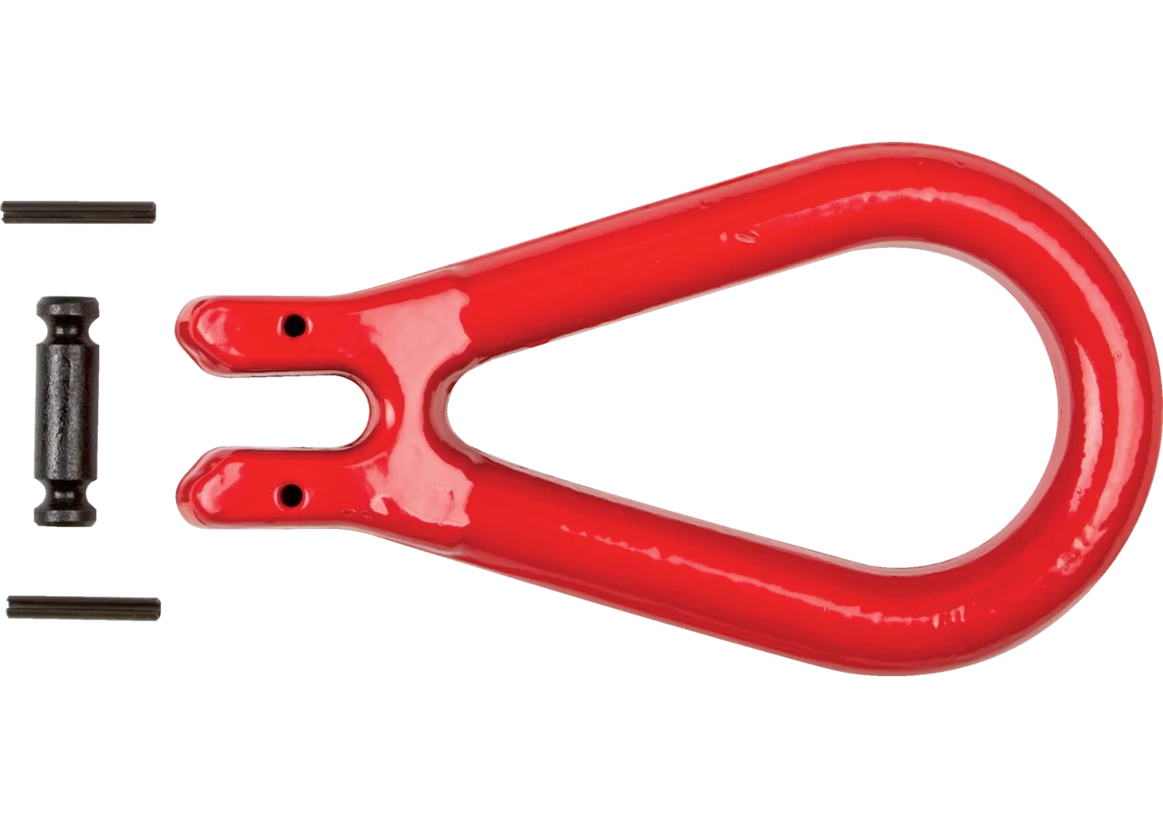 Kuppelglied für Kette 7-8 mm, Güte 80, Rot GartenShop24