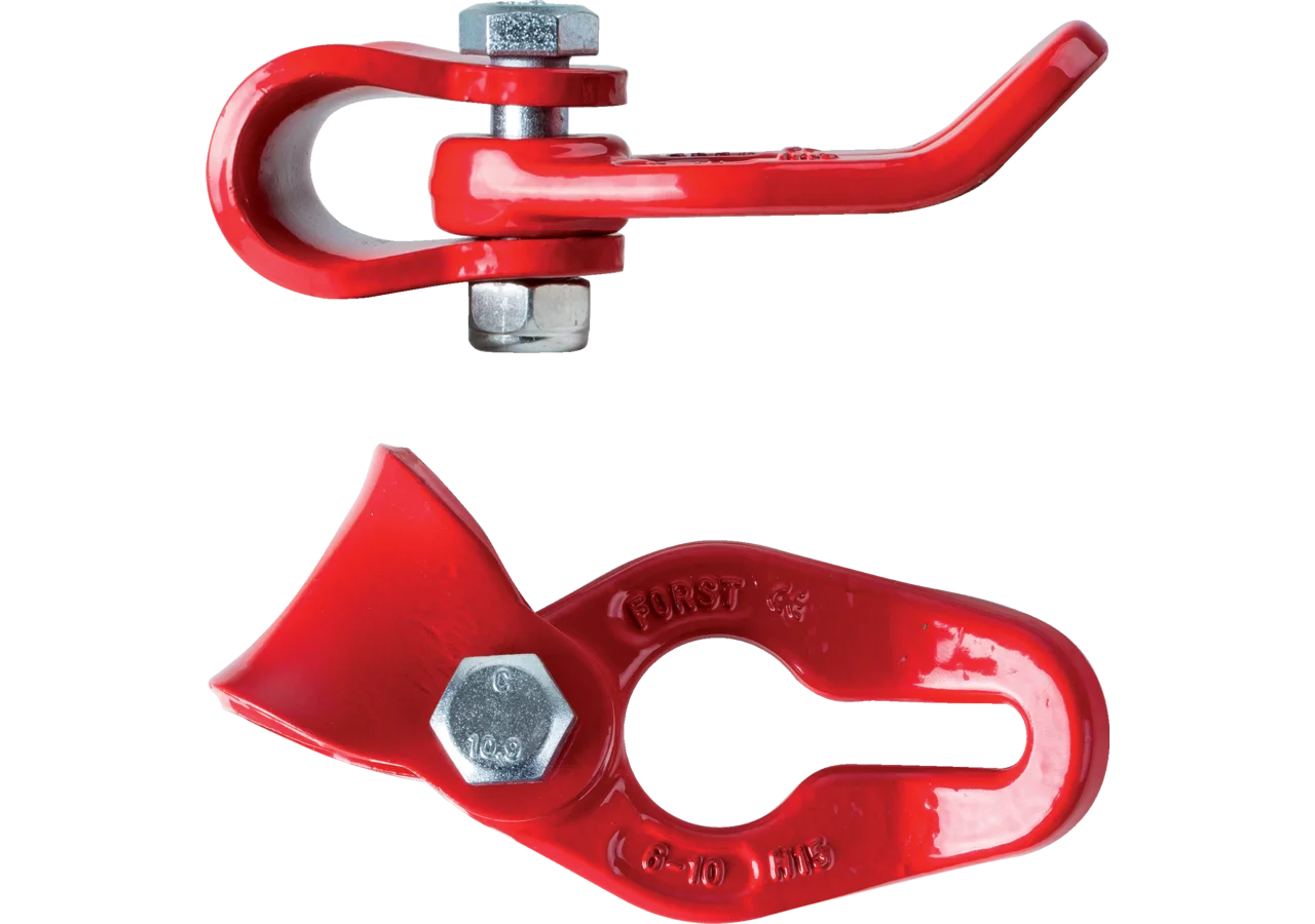 Seilgleitbügel für Kette 5-6 mm, Güte 80, Rot GartenShop24