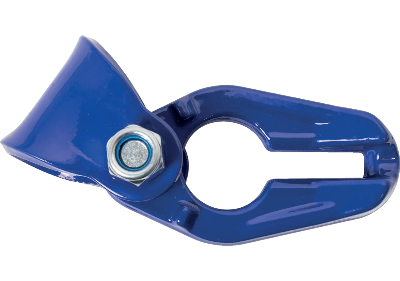 Seilgleitbügel für Kette 10 mm, Güte 100, Blau Seilgleitbügel gerade GartenShop24