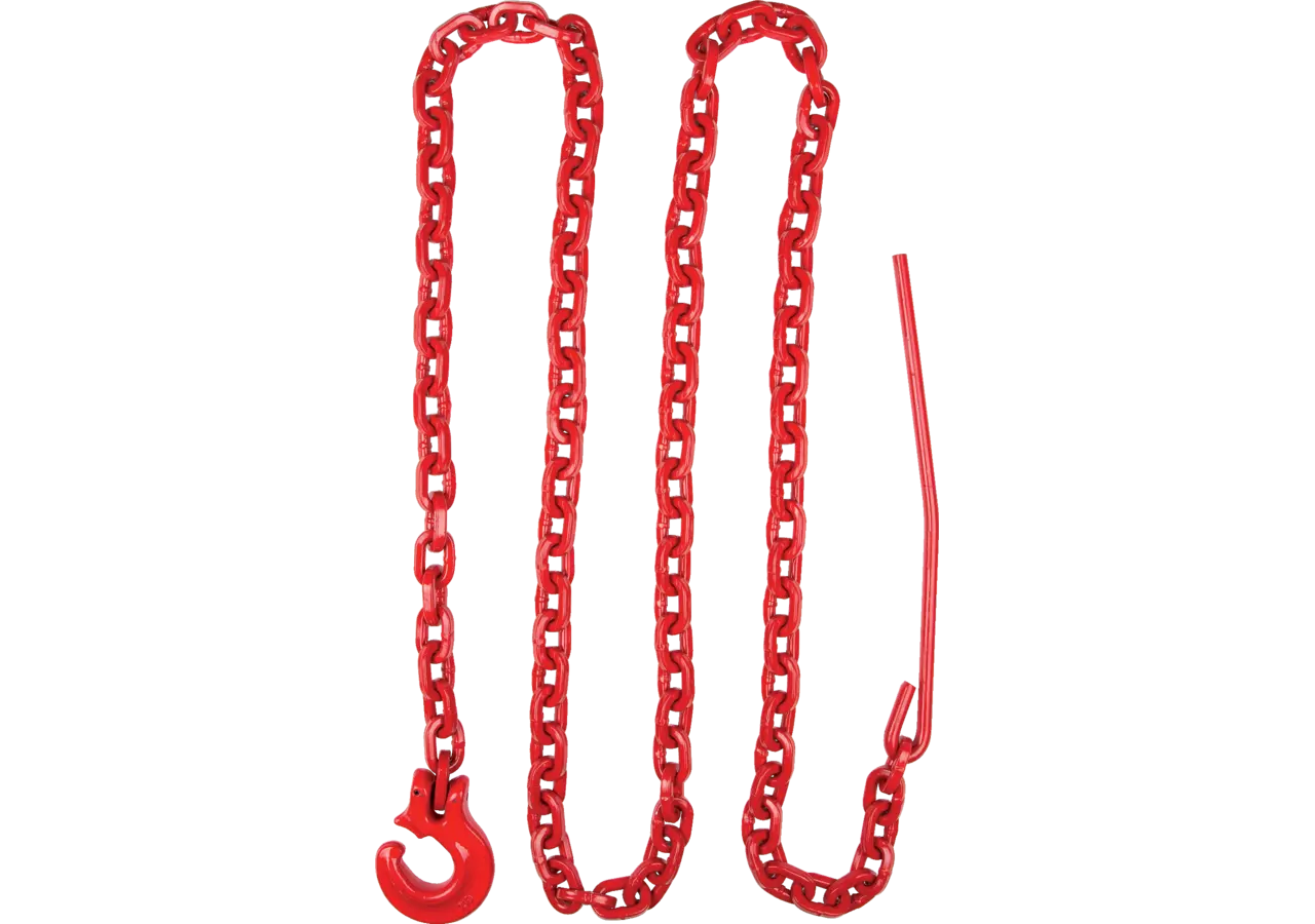 Würgekette 7 mm, L 3.000 mm, Güte 80, Rot GartenShop24