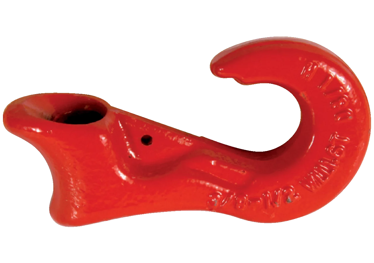 Seilgleithaken für Seil 14-16 mm, Güte 80, Rot, ohne Sicherung GartenShop24