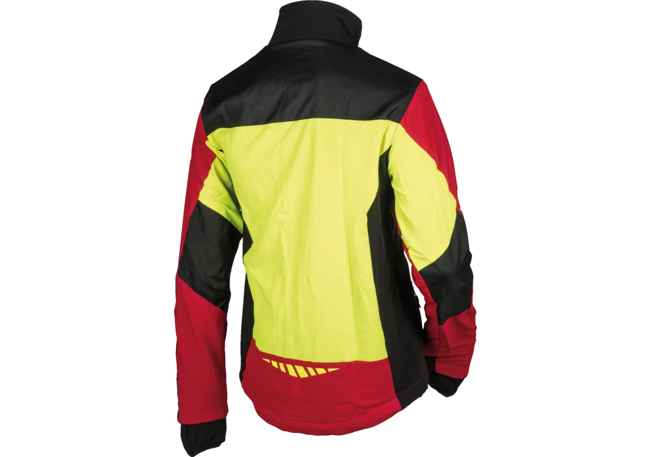 Forstjacke Woodcreek, Rot-Schwarz-Gelb, Größe S GartenShop24
