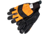 Schnittschutzhandschuh Schwarz-Orange GartenShop24