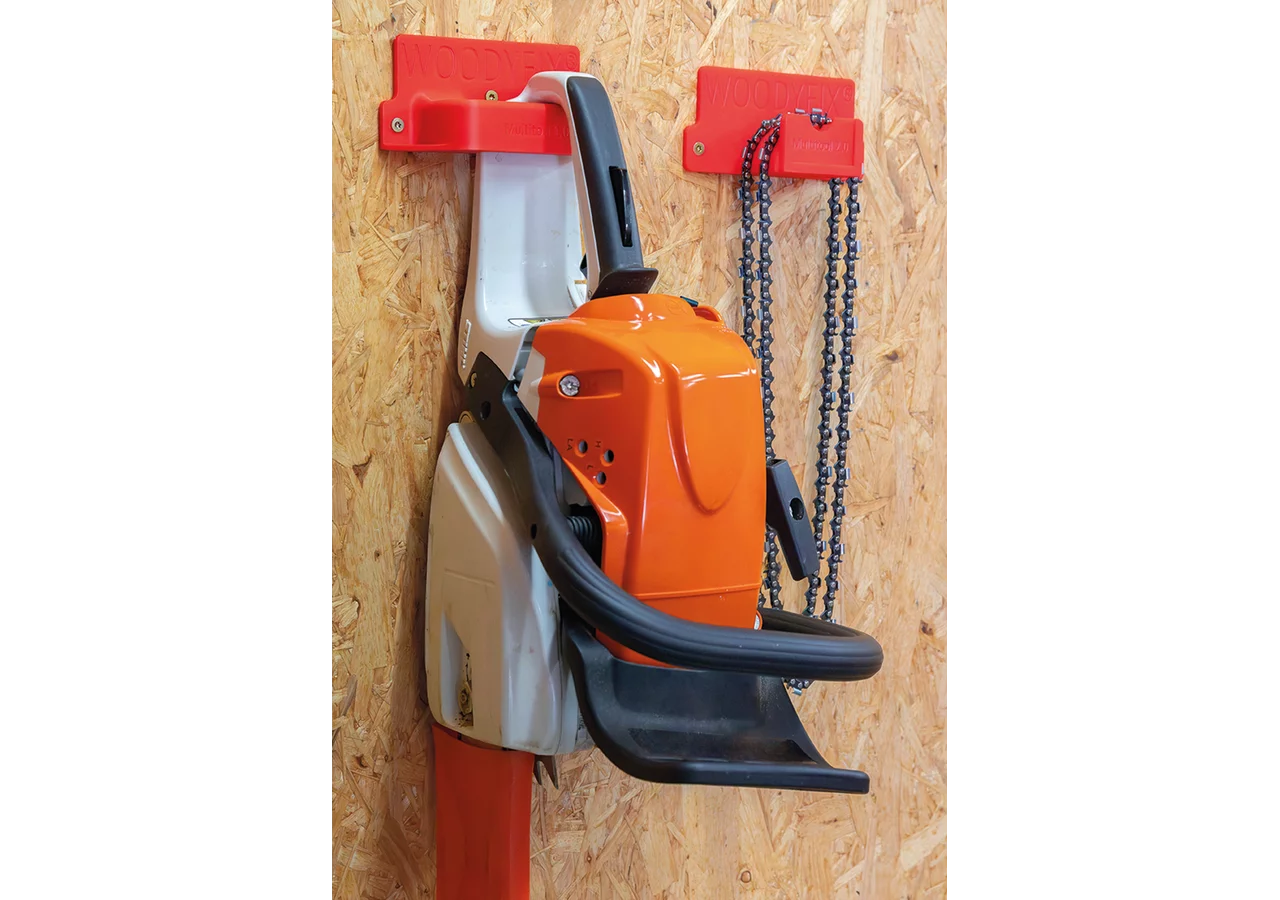 Motorsägenkettenhalter Woodyfix-Multitool 2.0 für Wandbefestigung solo GartenShop24