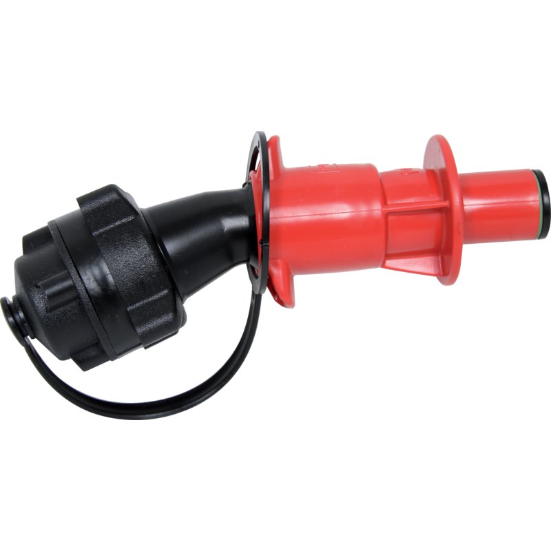Sicherheits-Einfüllsystem Rot, L 140 mm, für Kraftstoff GartenShop24 - Hochwertige Gartengeräte