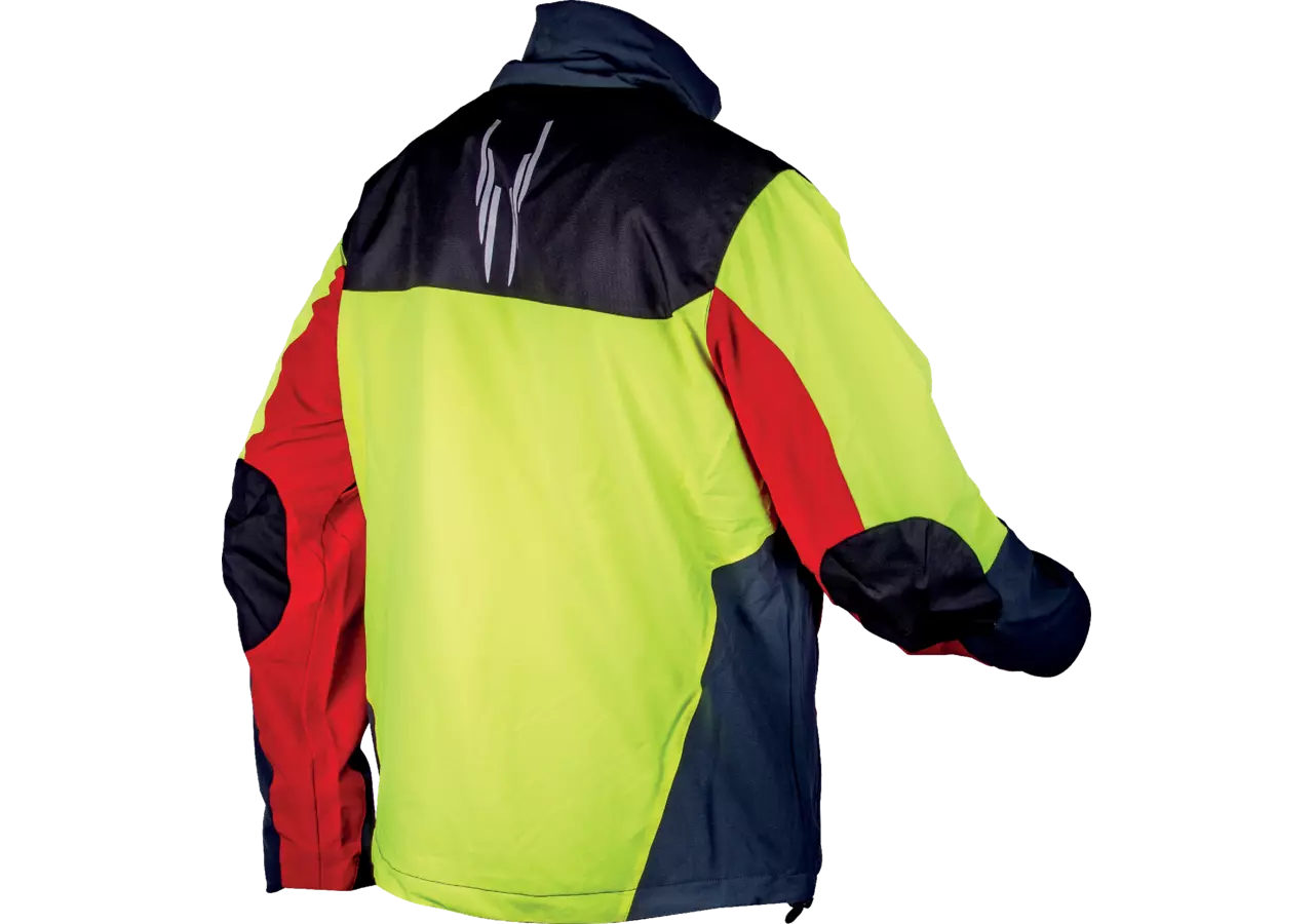 Forstjacke Stretch, Leuchtgelb-Rot-Anthrazit, Größe XXXL GartenShop24