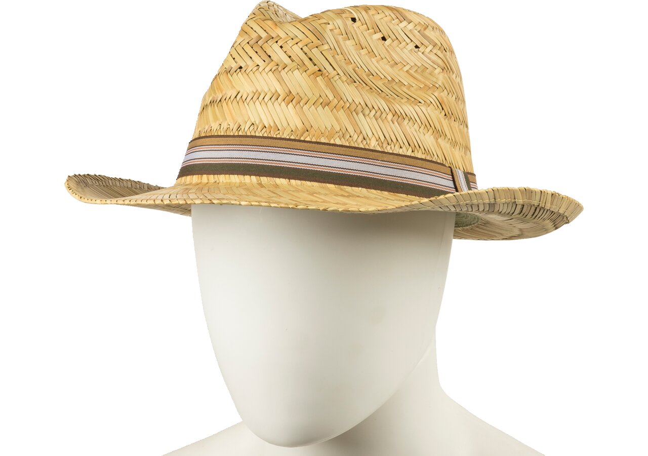 Strohhut Tom mit Elastikband -62, 5 Stück GartenShop24