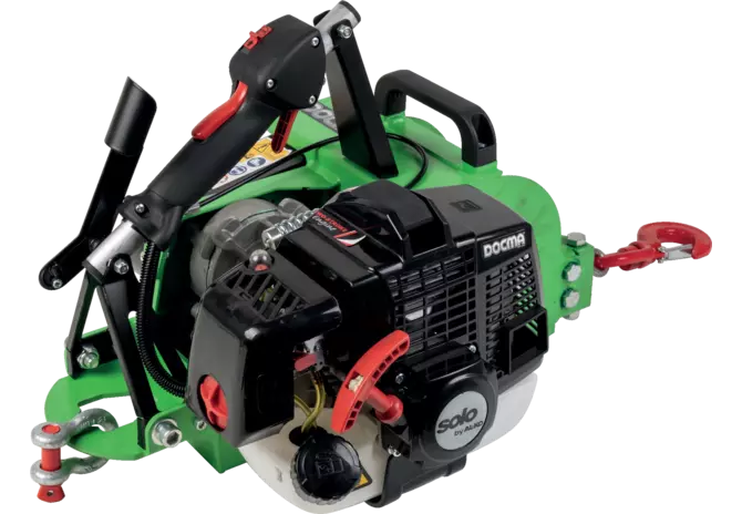 Seilwinde mit Motor, inkl. Stahlseil GartenShop24
