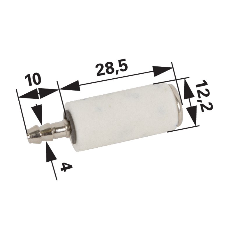 Benzinfilter für Schlauch ID 6 mm – Universal Benzinfilter GartenShop24 - Hochwertige Gartengeräte