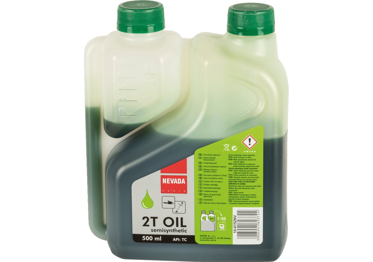 NEVADA Zweitaktöl 500 ml Dosierflasche GartenShop24 - Hochwertige Gartengeräte