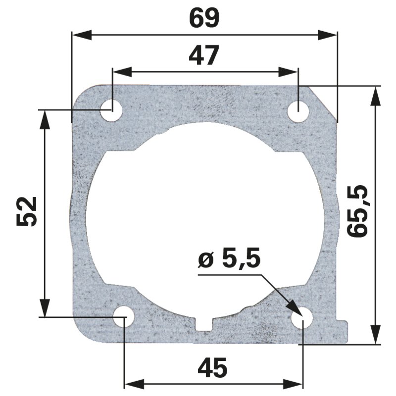Husqvarna Zylinderfußdichtung 503894401 – passend zu Modell: Husqvarna 2141 Husqvarna