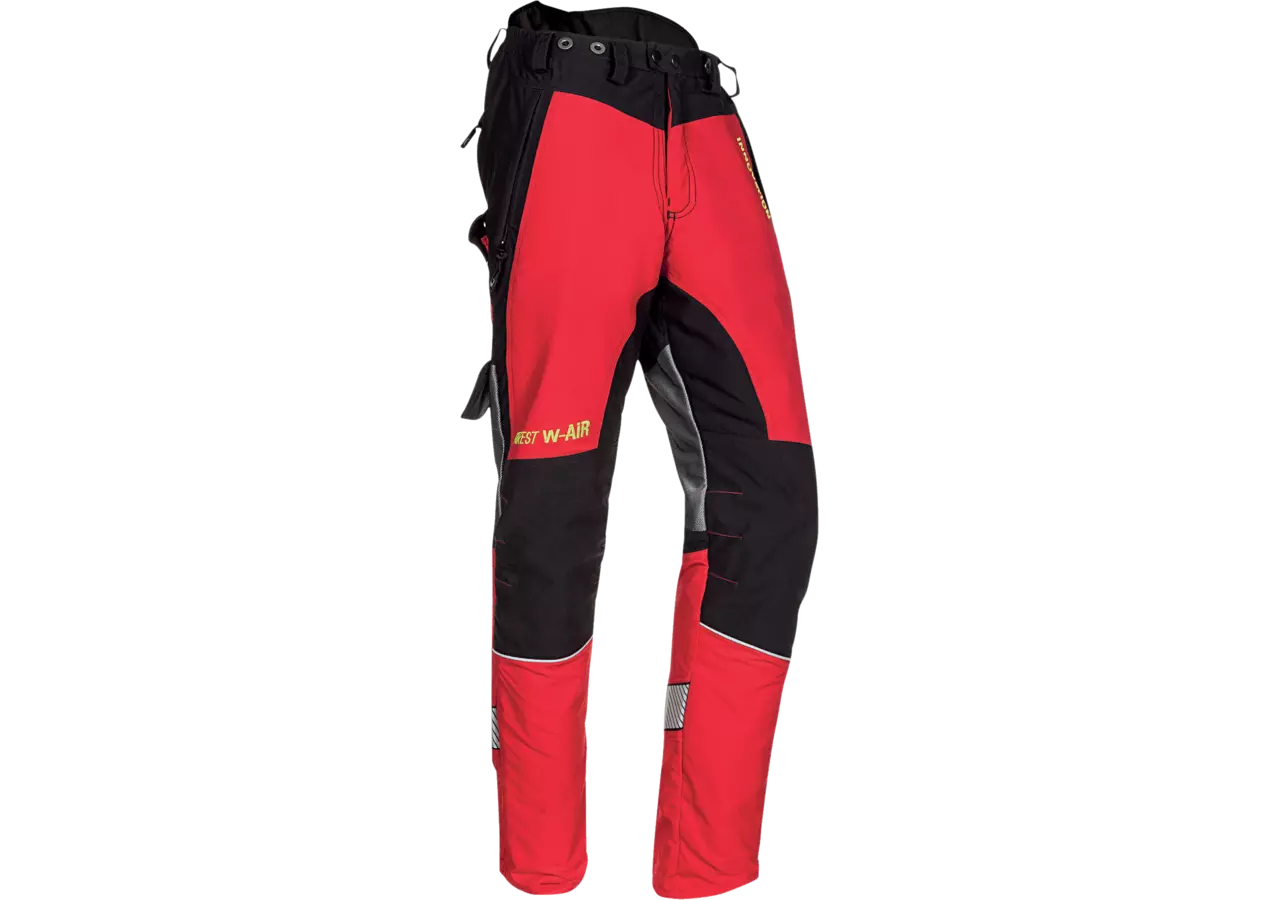 Schnittschutzhose Rot-Schwarz, Größe S SIP Protection