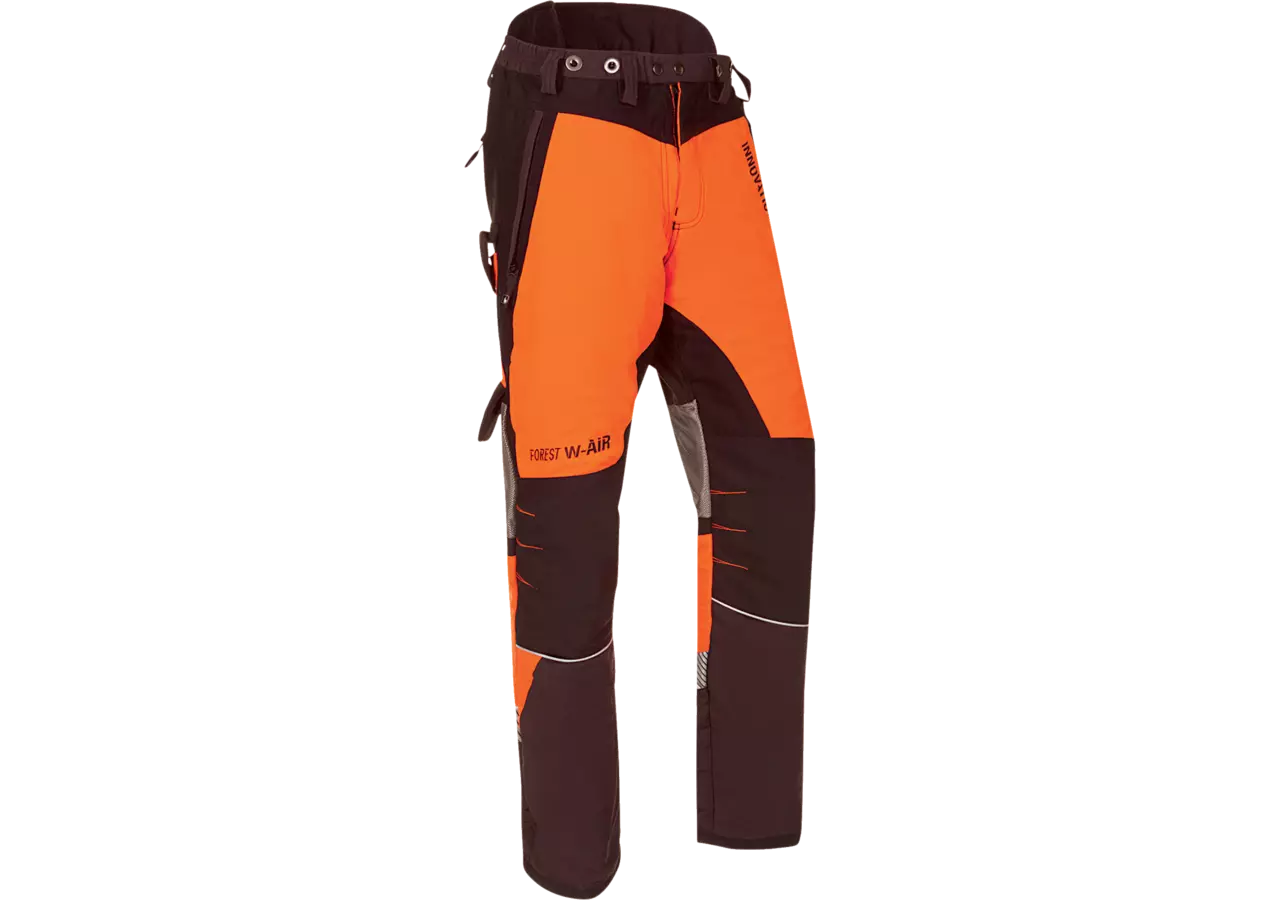 Schnittschutzhose Grau-Leuchtorange, Größe S SIP Protection