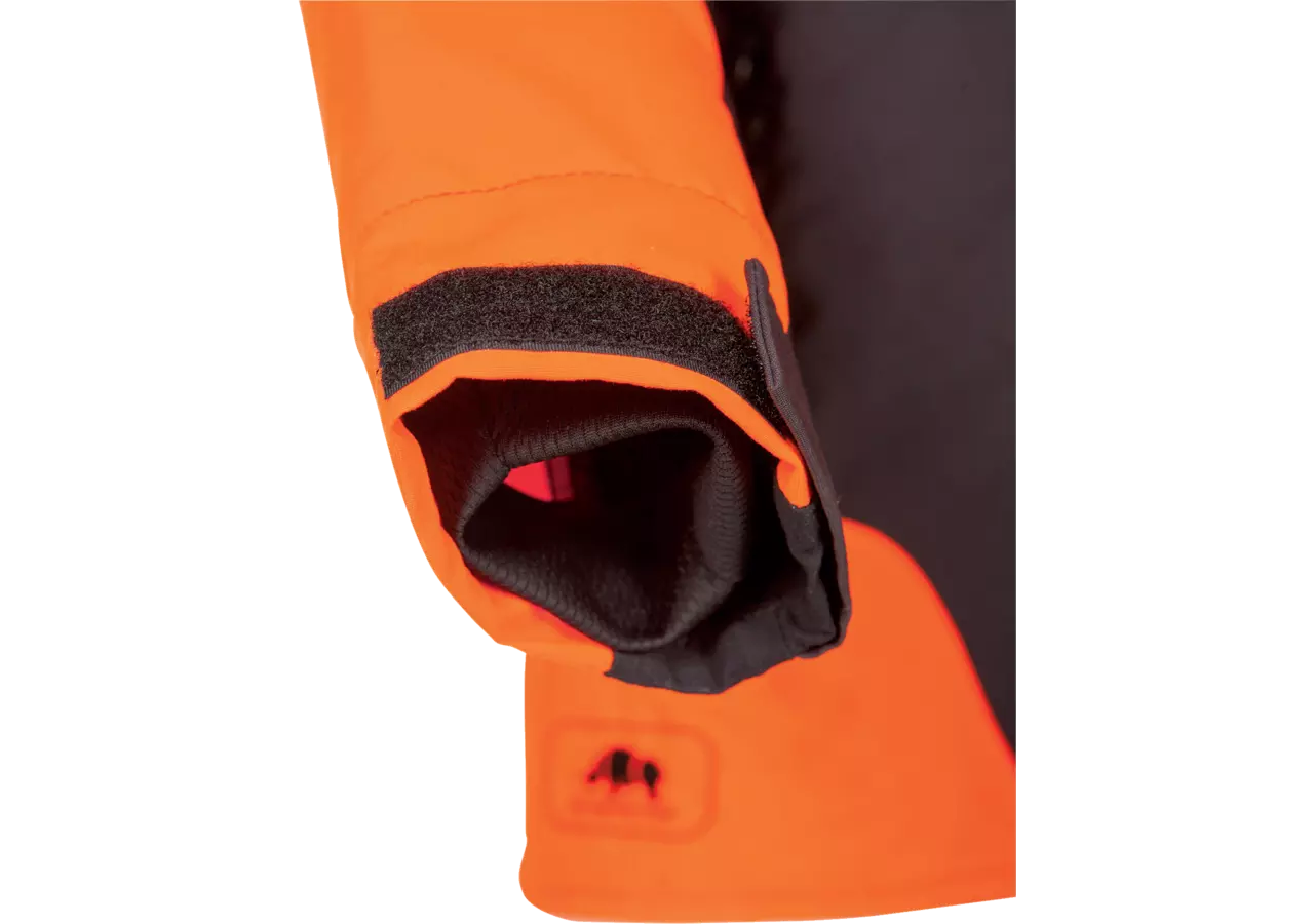 Forstjacke Grau-Leuchtorange-Schwarz, Größe S SIP Protection