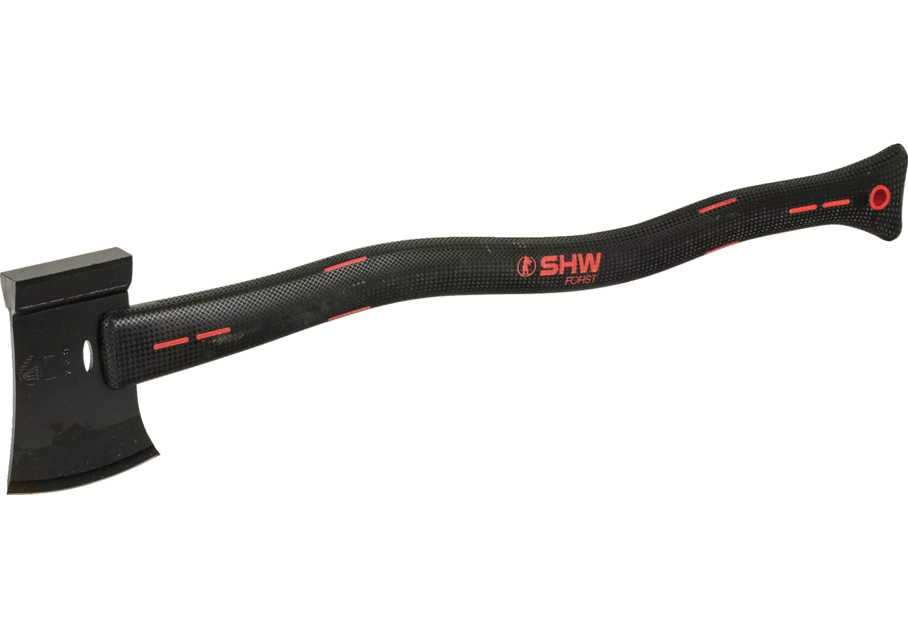 Leichtaxt L 600 mm, Gewicht 800 g, mit Schlagkopf SHW mit Kunststoff-Stiel SHW