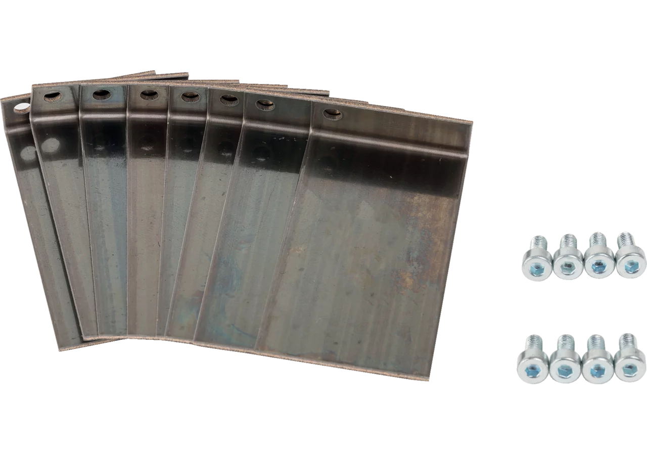 Lagerblech Set 263.1 zu S3/SC3/S4/SC4, 8 Stück Uniflex