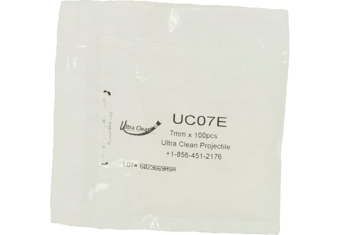 Projektile UC7 Dm 7 mm, 100 Stück Ultra Clean