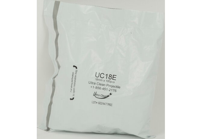 Projektile UC18 Dm 18 mm, 100 Stück Ultra Clean