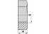 Gegenmutter M12 x 1,5 Niro Volz