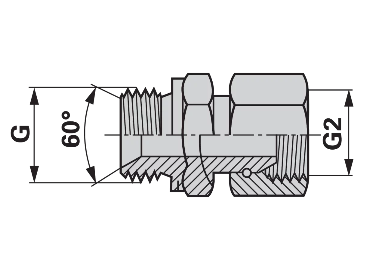 Gerader Einschraubstutzen BSP G 3/4 - G 1 GartenShop24 - Hochwertige Gartengeräte