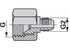 Gerade Reduzierverschraubung JIC 7/8-14 - JIC 9/16-18 GartenShop24 - Hochwertige Gartengeräte