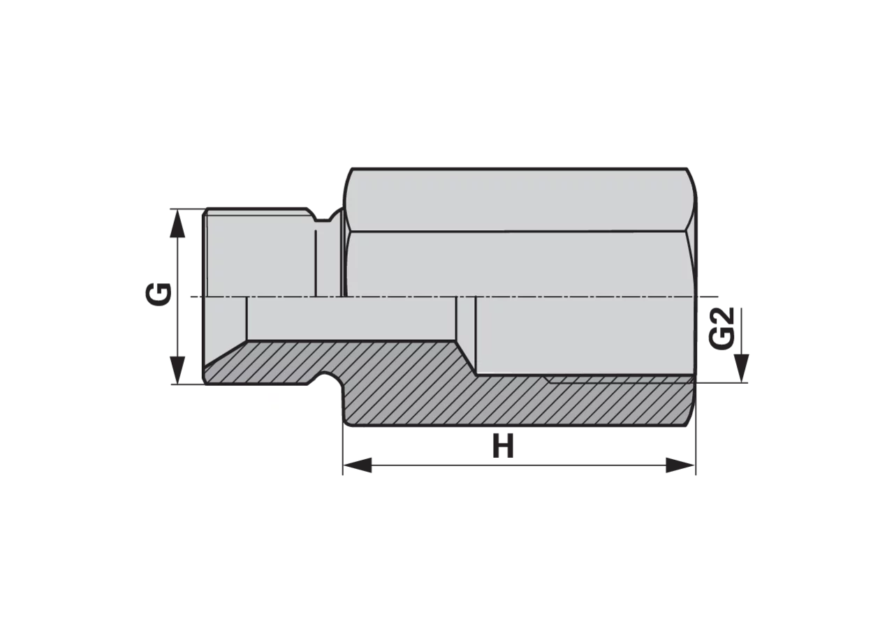 Verlängerungsstück G 3/8 x 31 GartenShop24 - Hochwertige Gartengeräte