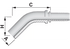 Rohrstutzen RSL/S45 DN08 Dm 10 Standard Alfagomma