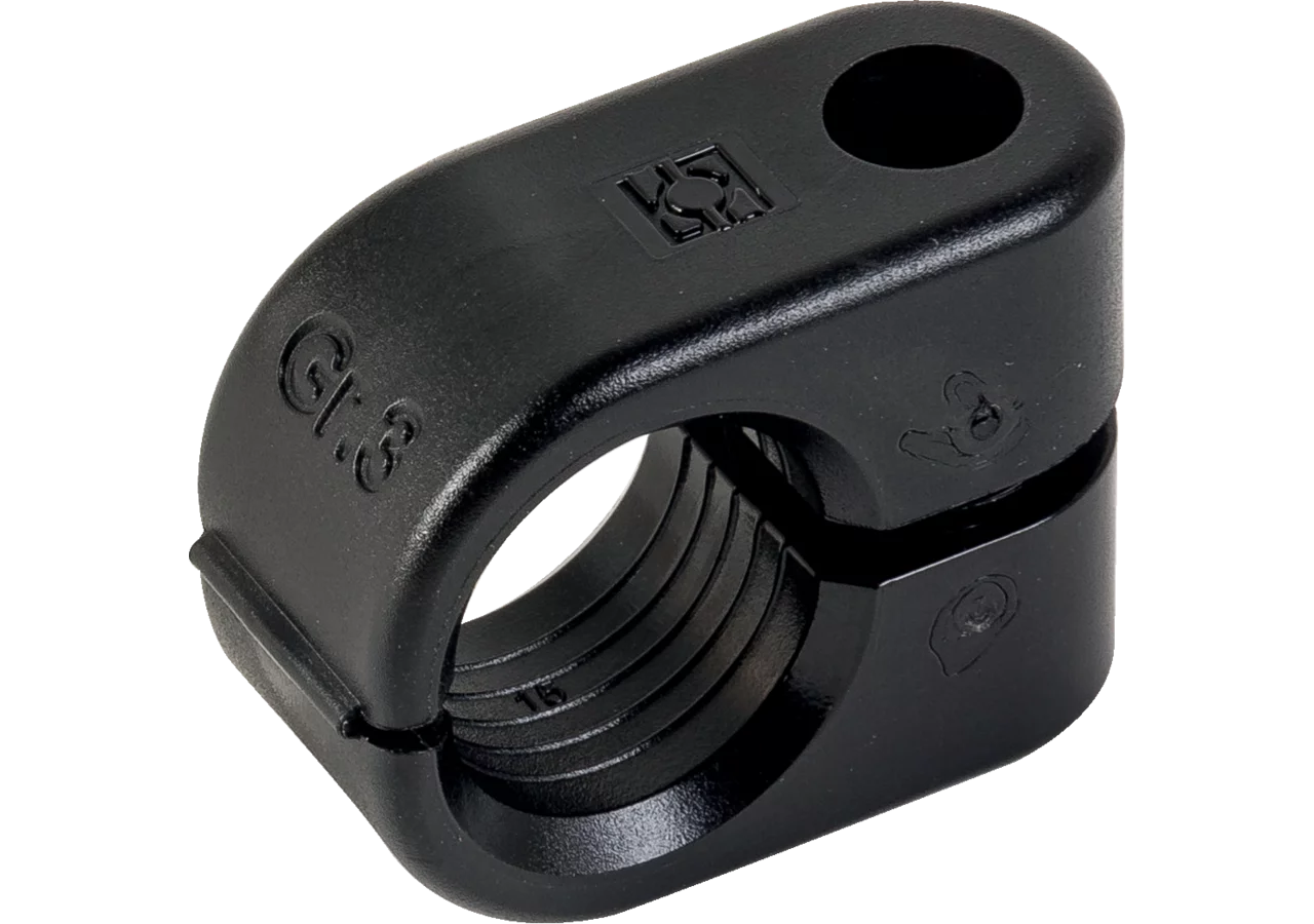 Schellenhälfte einfach, LN1, Rohr Dm 6 mm STAUFF