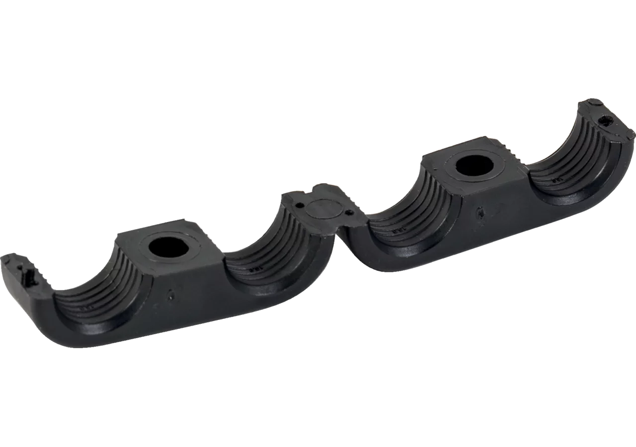Schellenhälfte doppelt, LNGF2, Rohr Dm 10 mm STAUFF