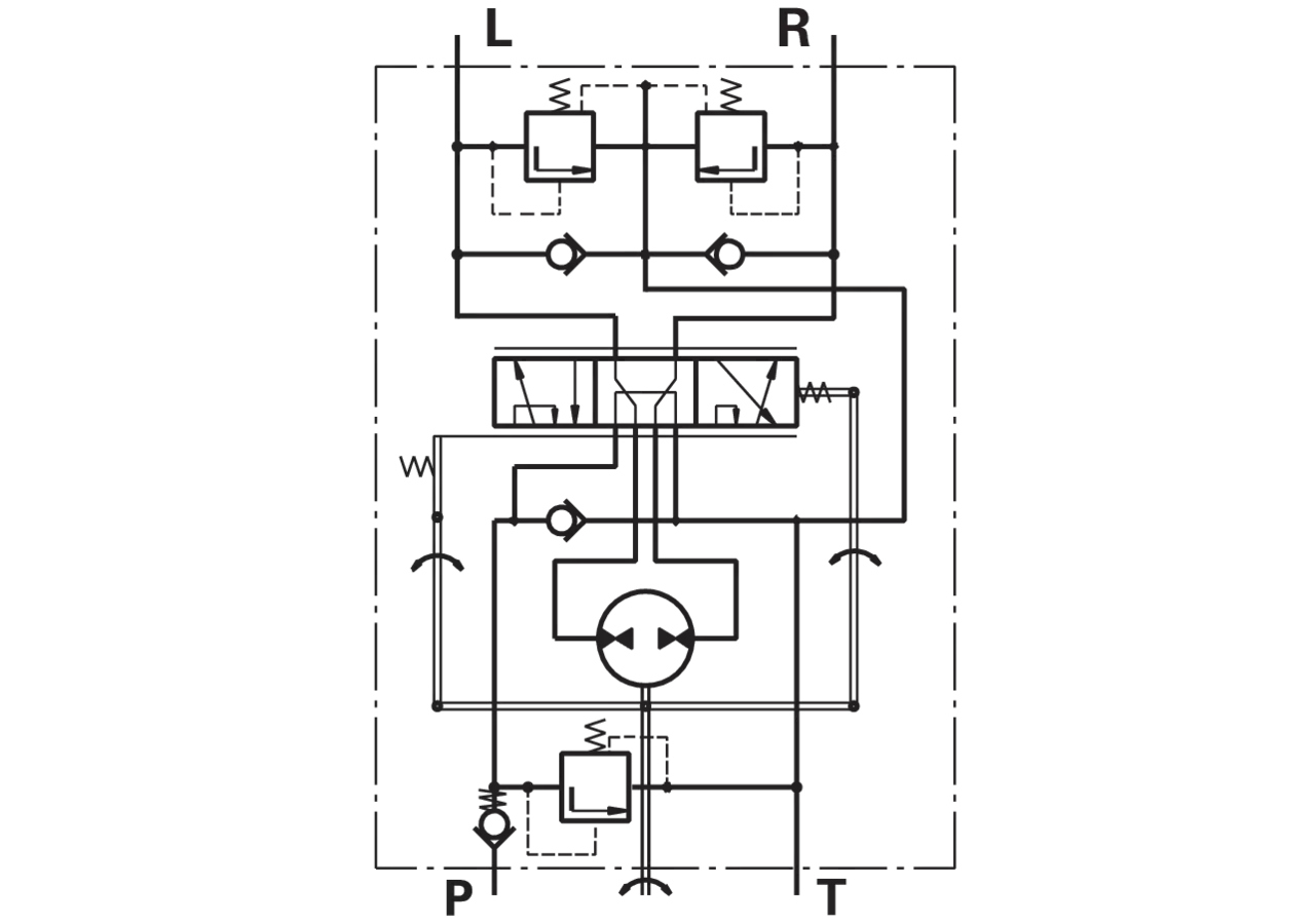 Hydrostatische Lenkung XY120 M+S Hydraulic