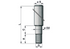 Kolbenstange Dm 25 x 630 mm Contarini