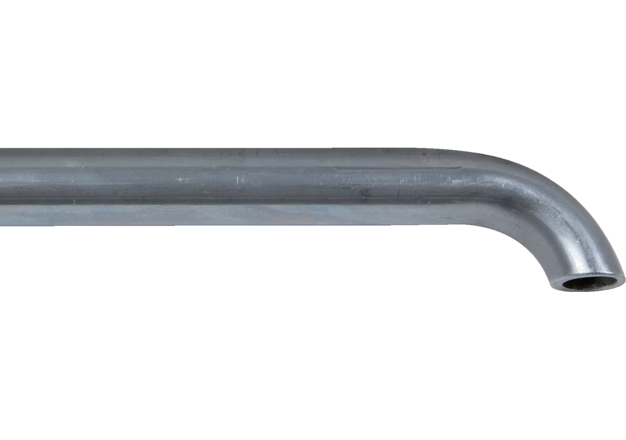 Anschlussrohr 10 x 1000 gebogen Contarini